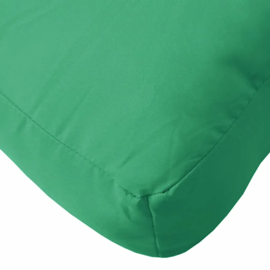 Coussins de palette lot de 3 vert tissu oxford - 8