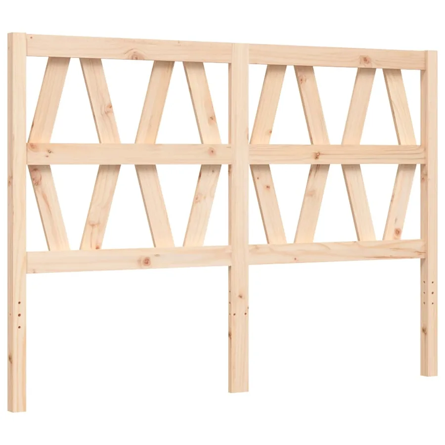 Cadre de lit sans matelas 140x200 cm bois massif de pin - 8