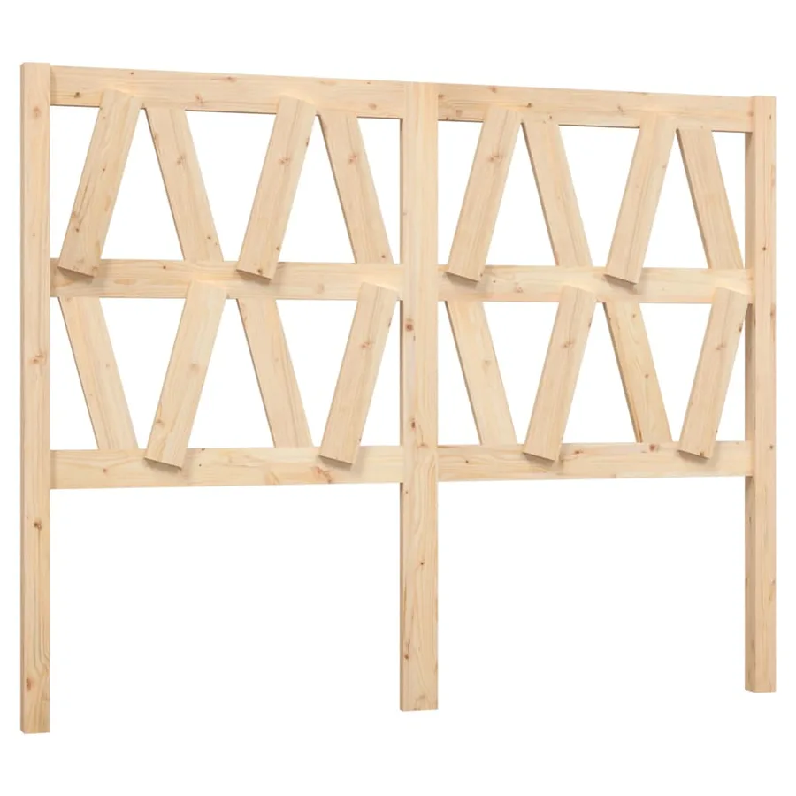 Tête de lit 146x4x100 cm Bois massif de pin - 2