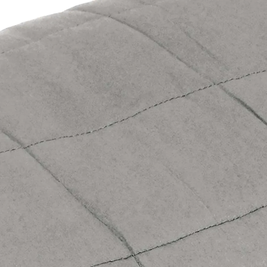Couverture lestée Gris 220x260 cm 15 kg Tissu - 4