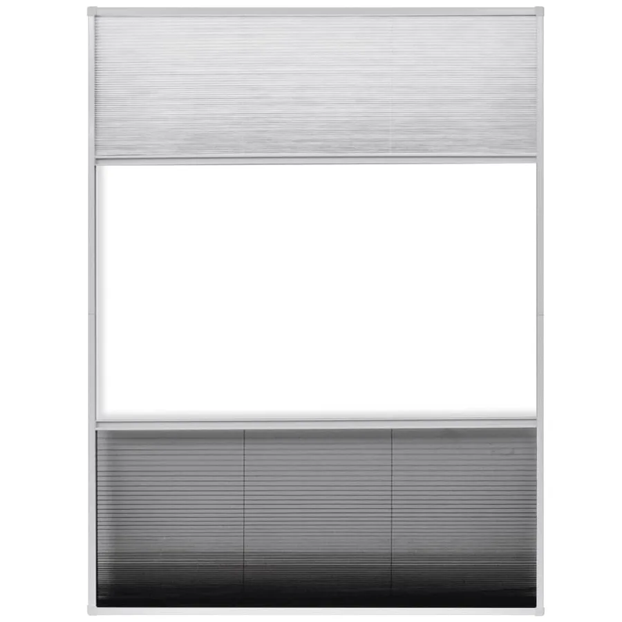 Moustiquaire plissée pour fenêtre et store Aluminium 60 x 80 cm - 5