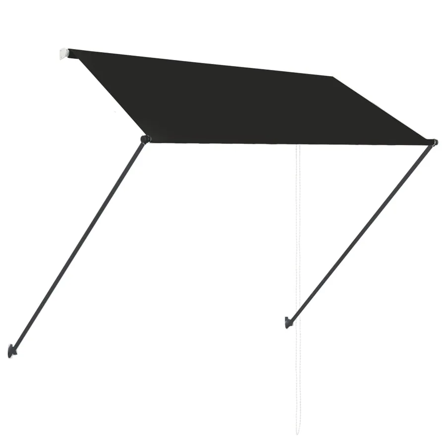 Auvent rétractable avec LED 250x150 cm Anthracite - 4