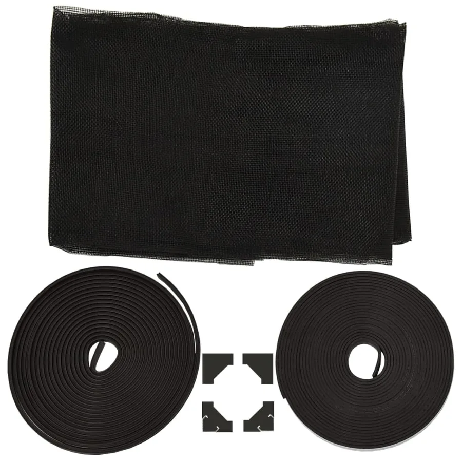 Moustiquaire magnétique pour fenêtres anthracite 100x120 cm - 7