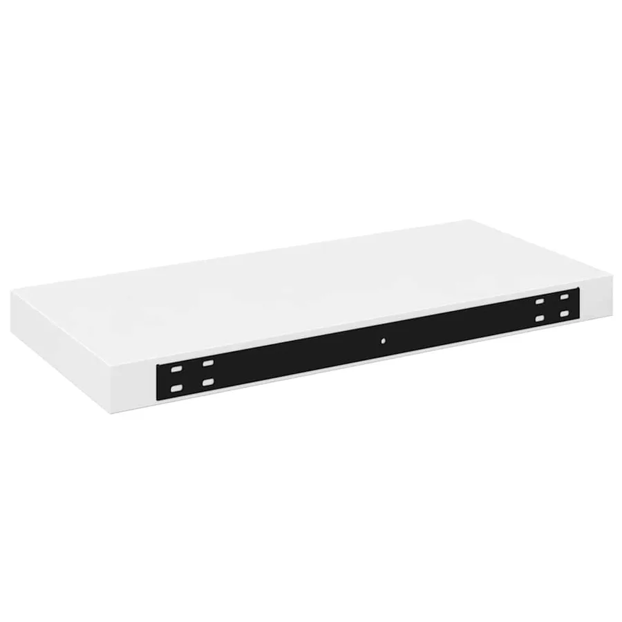 Étagère murale flottante Blanc brillant 50x23,5x3,8 cm MDF - 8