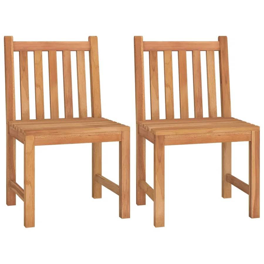 Ensemble à manger de jardin 4 pcs Bois de teck massif - 6