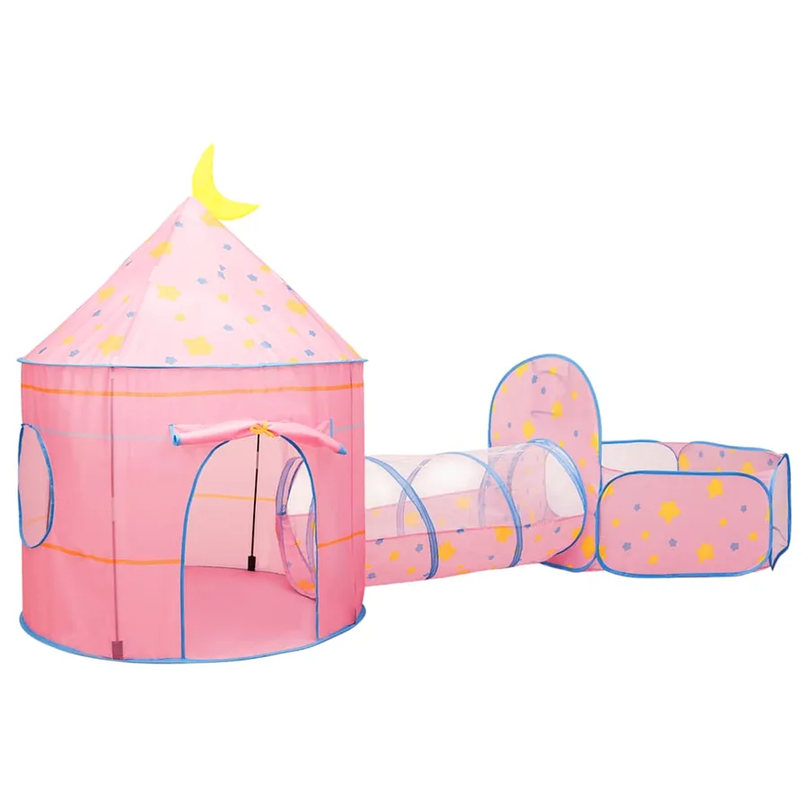 Tente de jeu pour enfants Rose 301x120x128 cm - 3