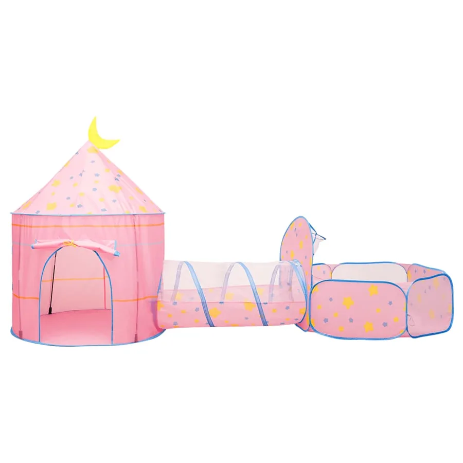 Tente de jeu pour enfants Rose 301x120x128 cm - 5