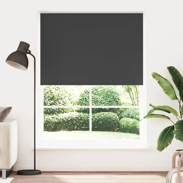 Store enrouleur occultant 164,4 x 230 cm, largeur du tissu 160 cm, noir