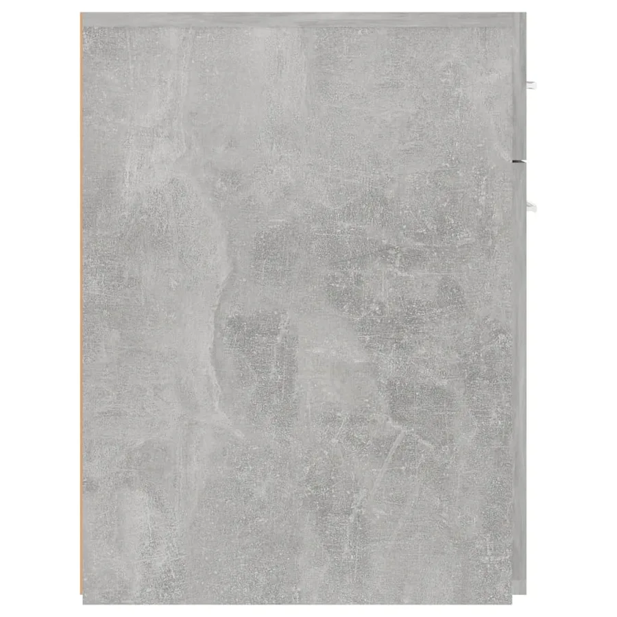 Armoire d'apothicaire Gris béton 20x45,5x60 cm Bois ingénierie - 7