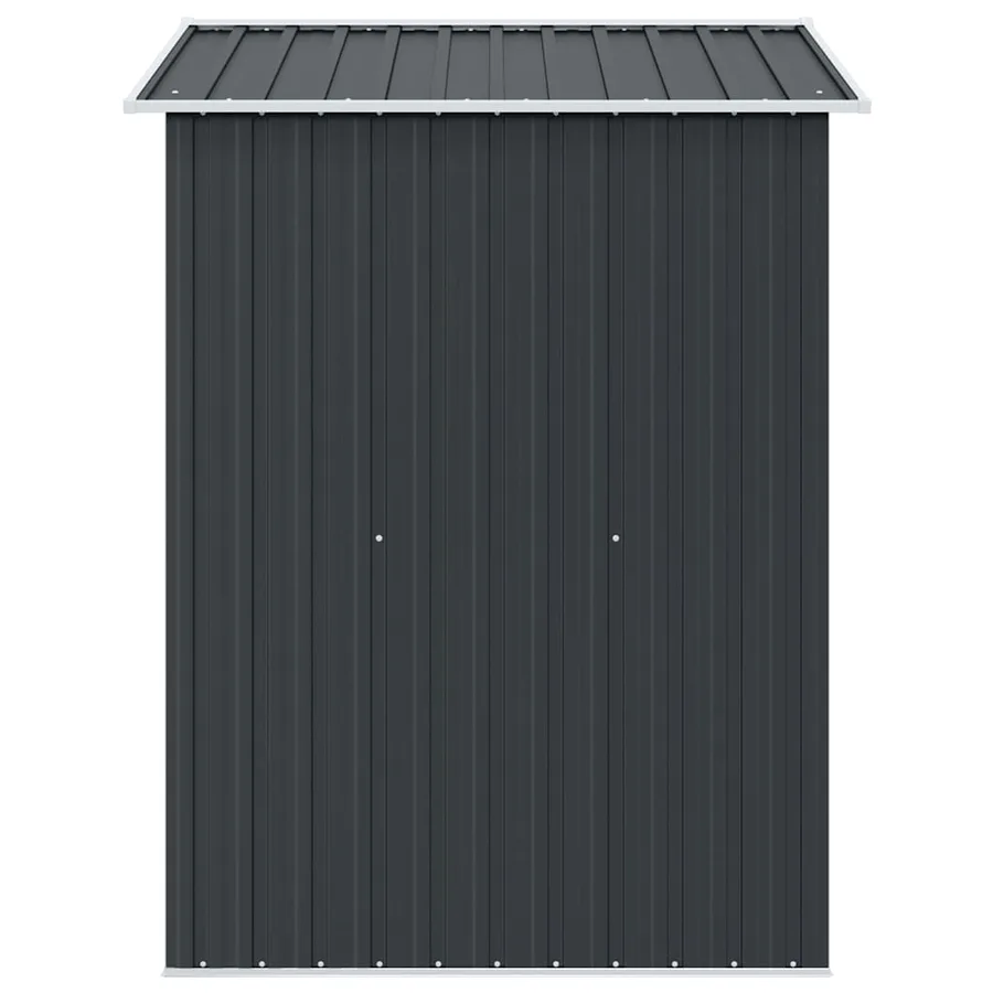 Abri de stockage pour jardin Anthracite Acier 204x132x186 cm - 6