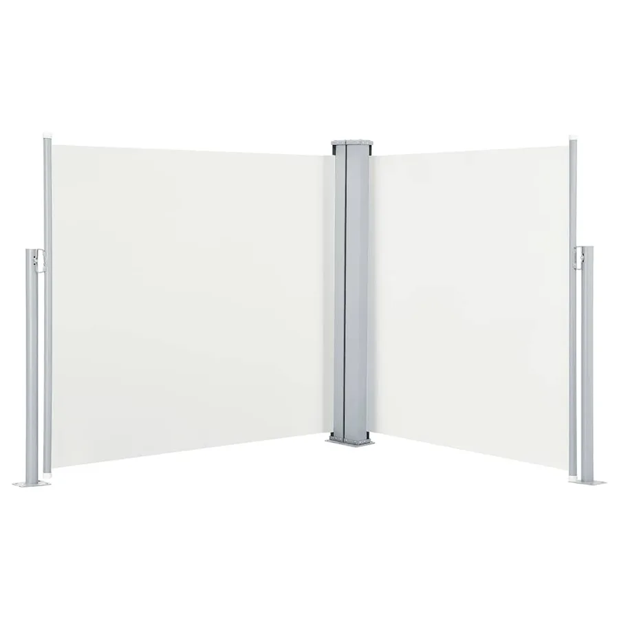 Auvent latéral rétractable Crème 100 x 600 cm - 2