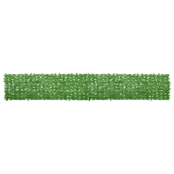 Écran de balcon avec feuilles vert 500x75 cm