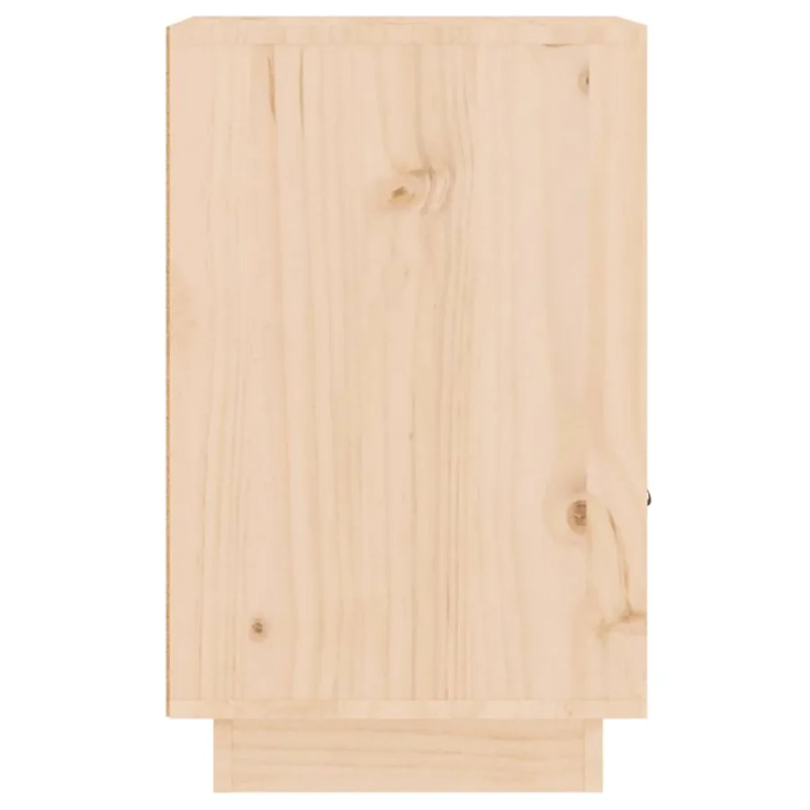 Tables de chevet 2 pcs 40x34x55 cm Bois de pin massif - 8