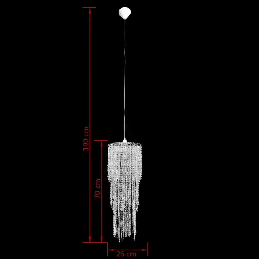 Lustre suspendu 26 x 70 cm - 9