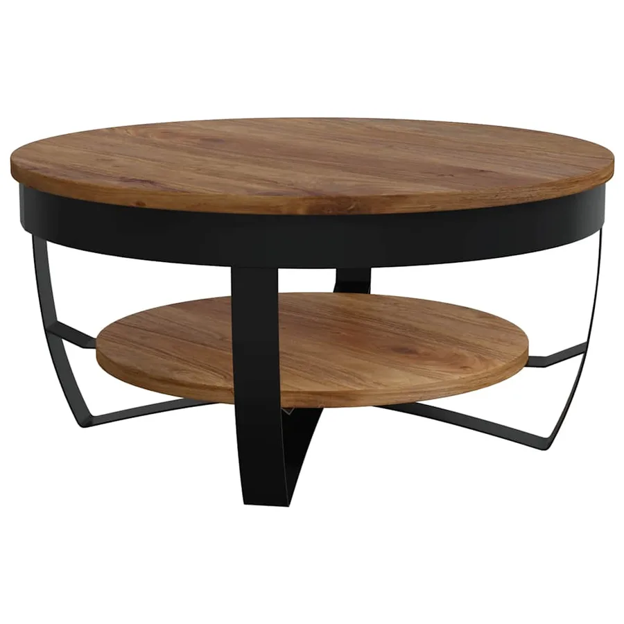 Table basse 65x65x32 cm Bois d'acacia solide - 2