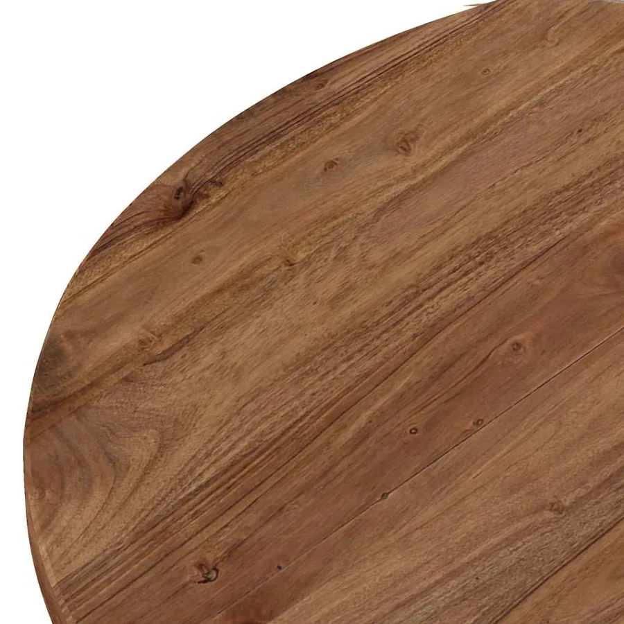 Table basse 65x65x32 cm Bois d'acacia solide - 9