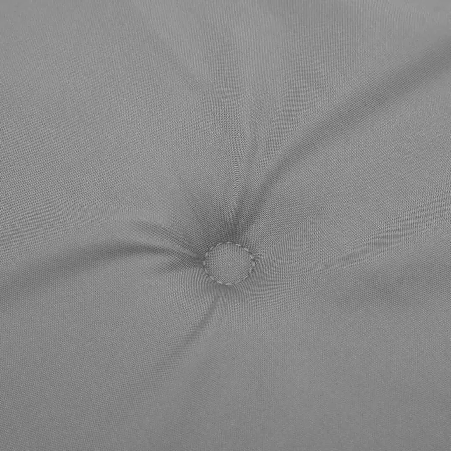Coussin de banc de jardin gris 120x50x3 cm tissu oxford - 5