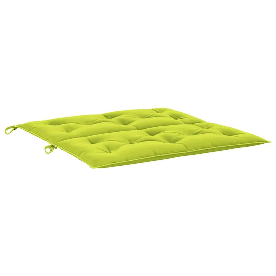 Coussin de banc de jardin vert vif 100x(50+50)x7cm tissu oxford - 5