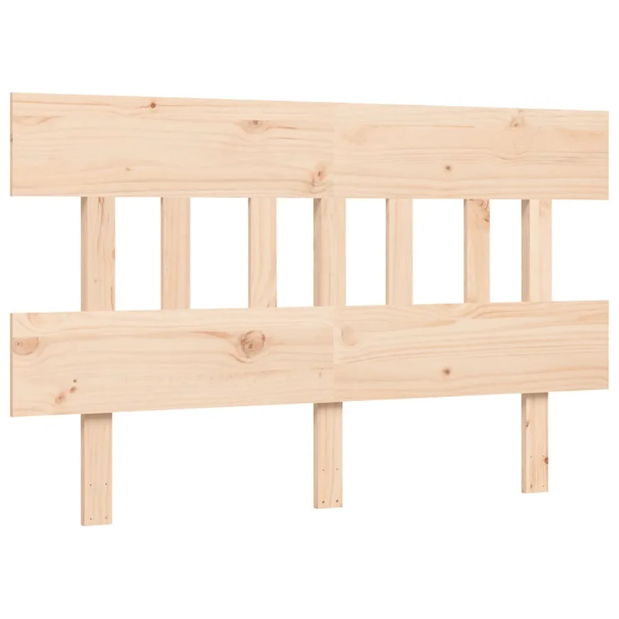 Cadre de lit sans matelas 140x200 cm bois massif de pin - 8
