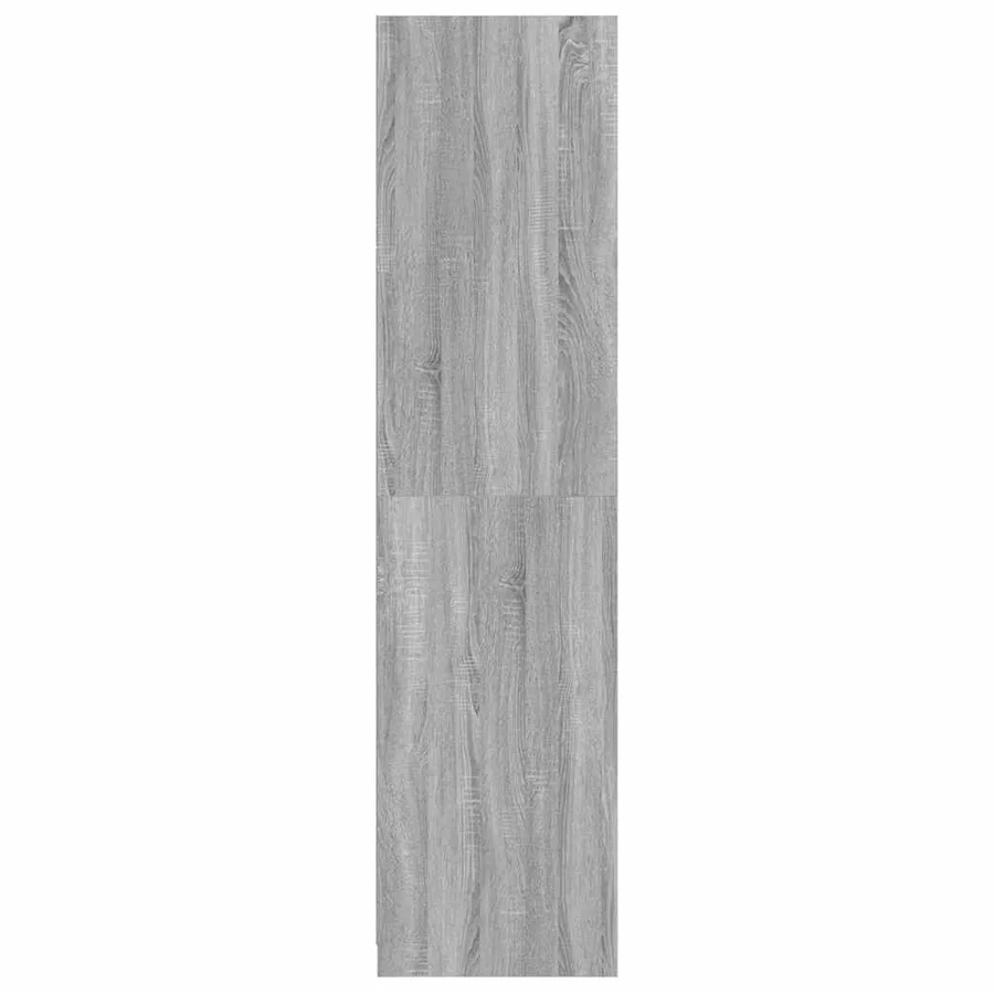 Armoire avec tiroirs Sonoma gris 50x50x200 cm Bois d'ingénierie - 5