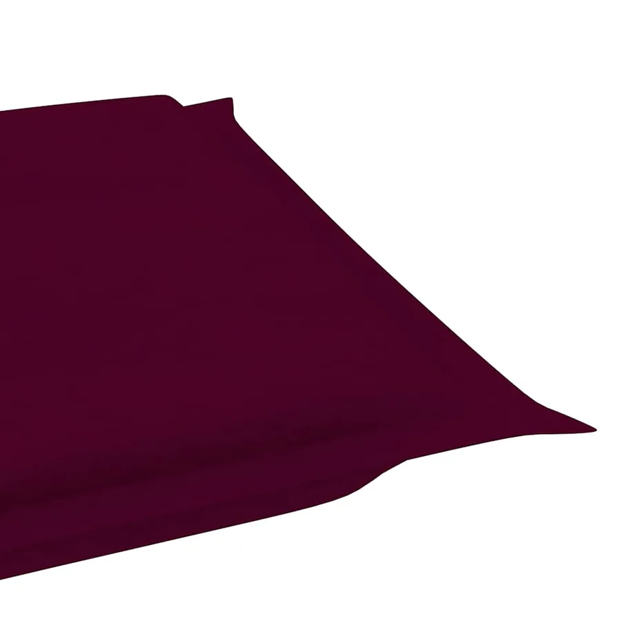 Chaise longue de jardin avec coussin Bois d'acacia solide - 15