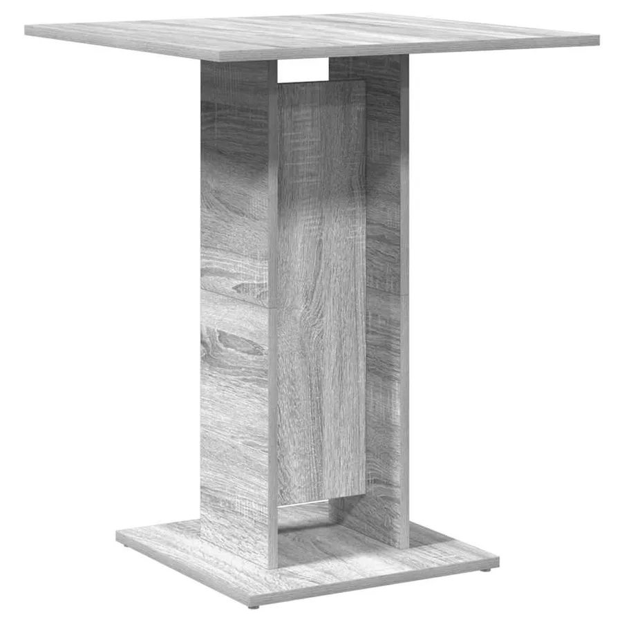Table de bistro Sonoma gris 60x60x75 cm Bois d'ingénierie - 6