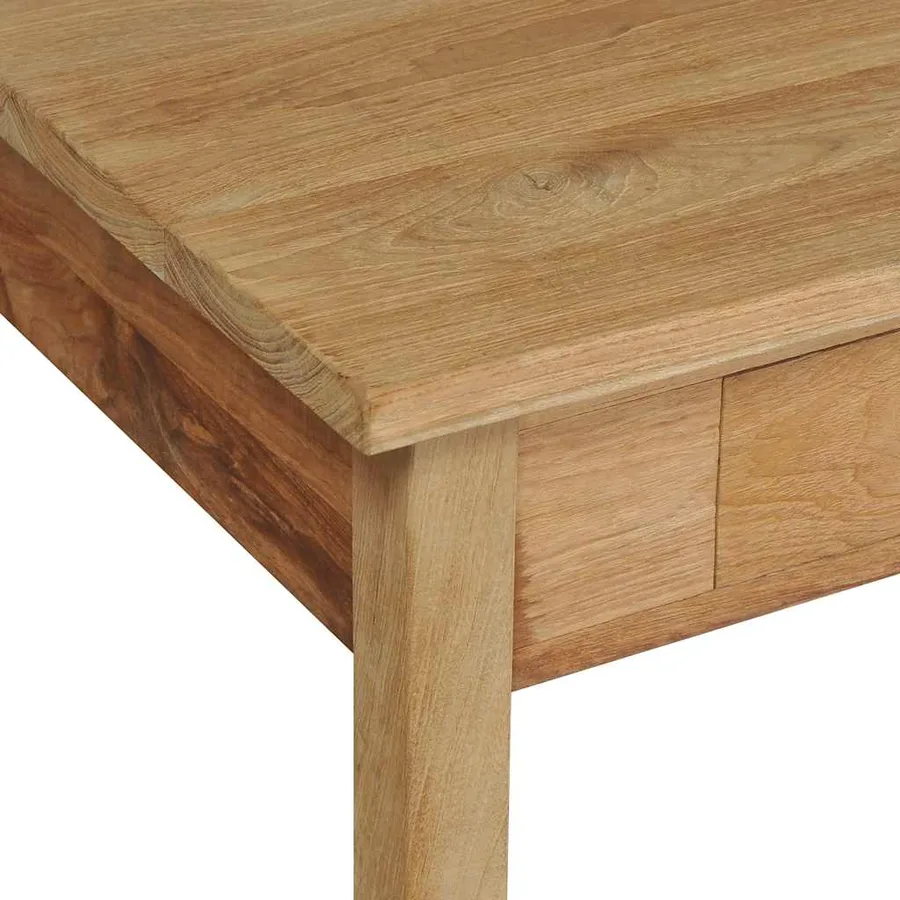 Table basse teck massif 100x60x35 cm - 6