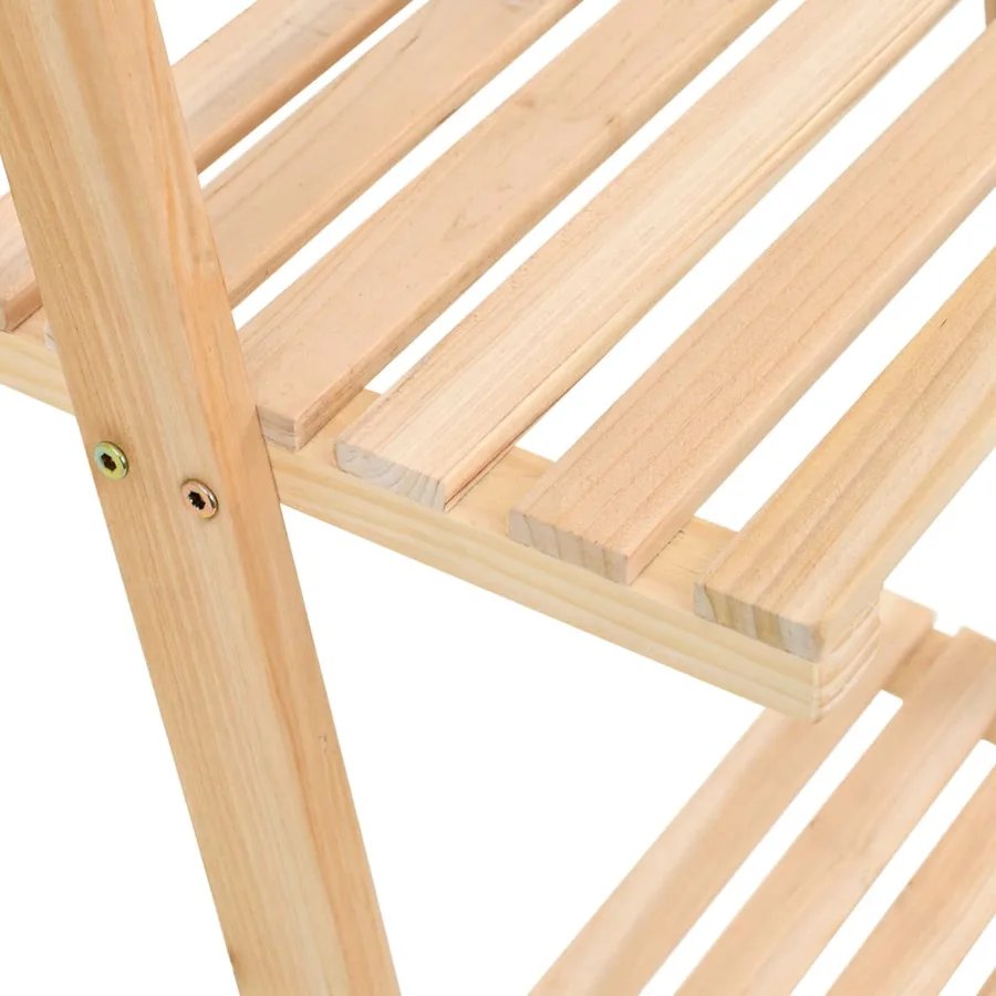 Étagère murale échelle bois de cèdre 41,5 x 30 x 176 cm - 5