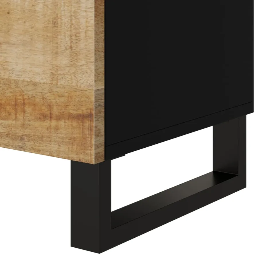 Table de chevet 50x33x62 cm Bois de manguier et d'ingénierie - 7