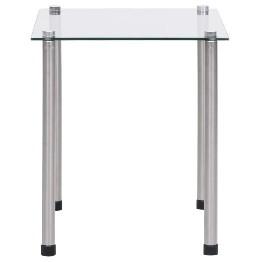 Tables gigognes 3 pcs Transparent Verre trempé - 4