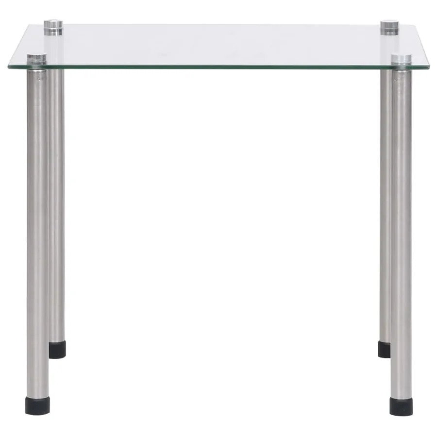 Tables gigognes 3 pcs Transparent Verre trempé - 5