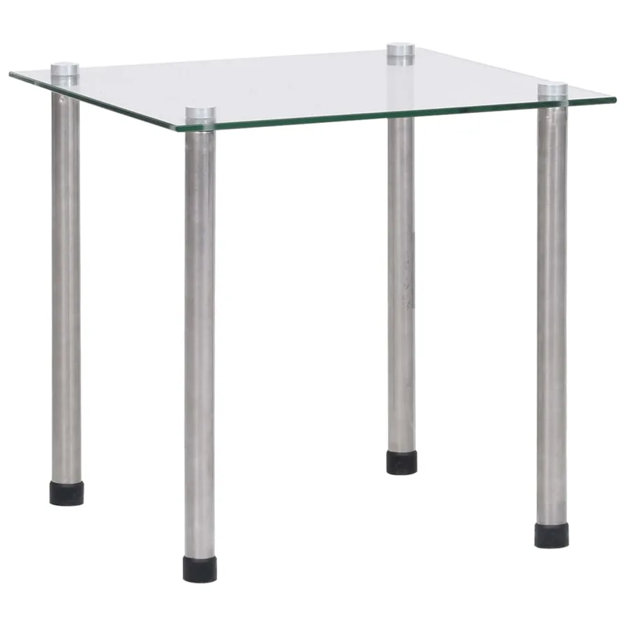 Tables gigognes 3 pcs Transparent Verre trempé - 6