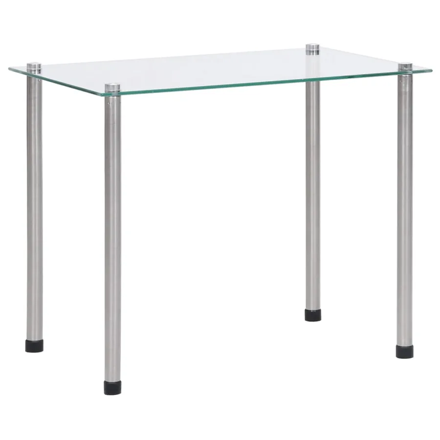 Tables gigognes 3 pcs Transparent Verre trempé - 8