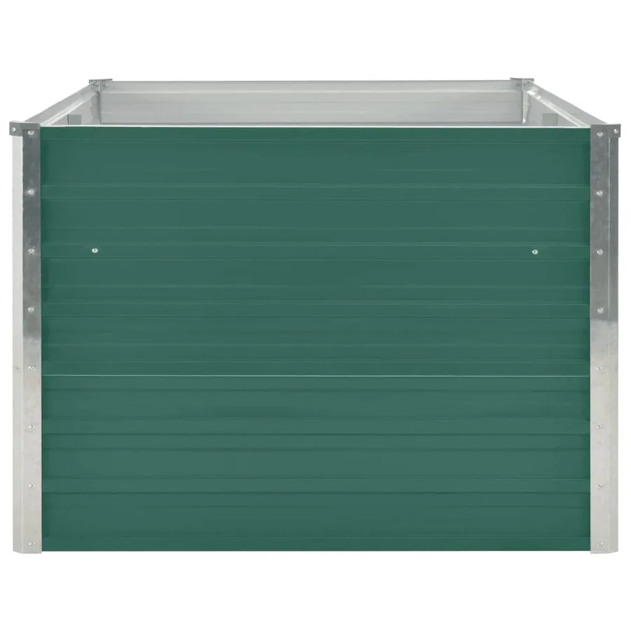 Jardinière 160 x 80 x 45 cm Acier galvanisé Vert - 4