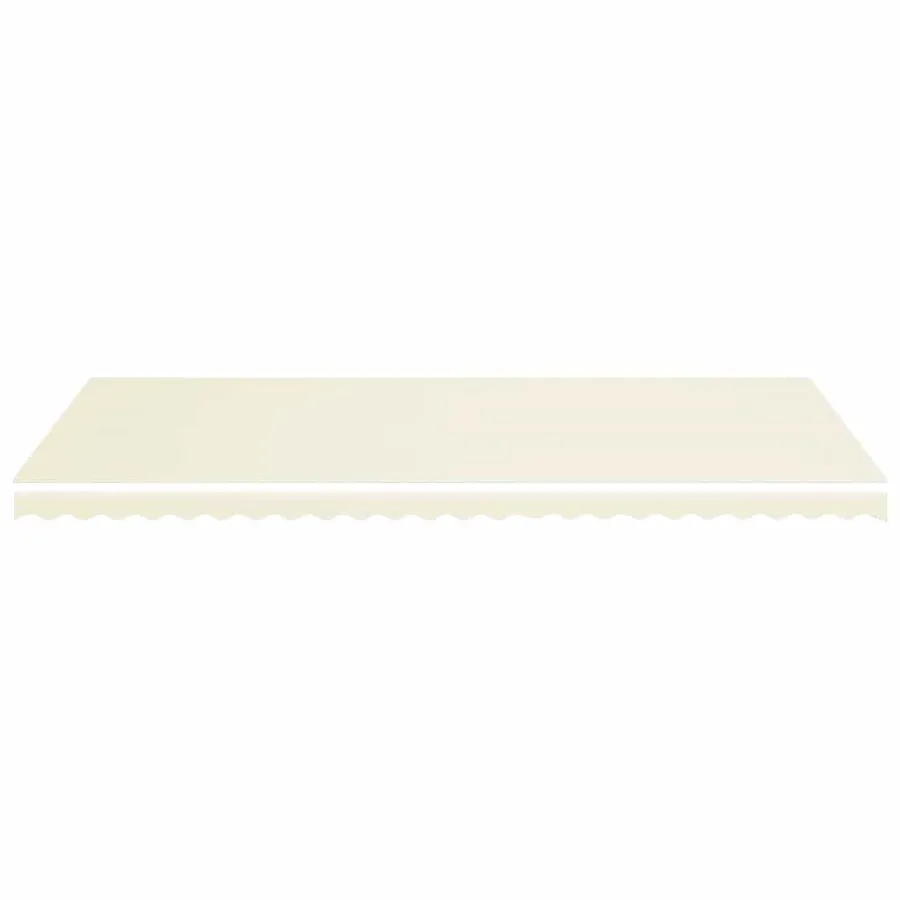Tissu de remplacement pour auvent couleur crème 6x3,5 m polyester - 3