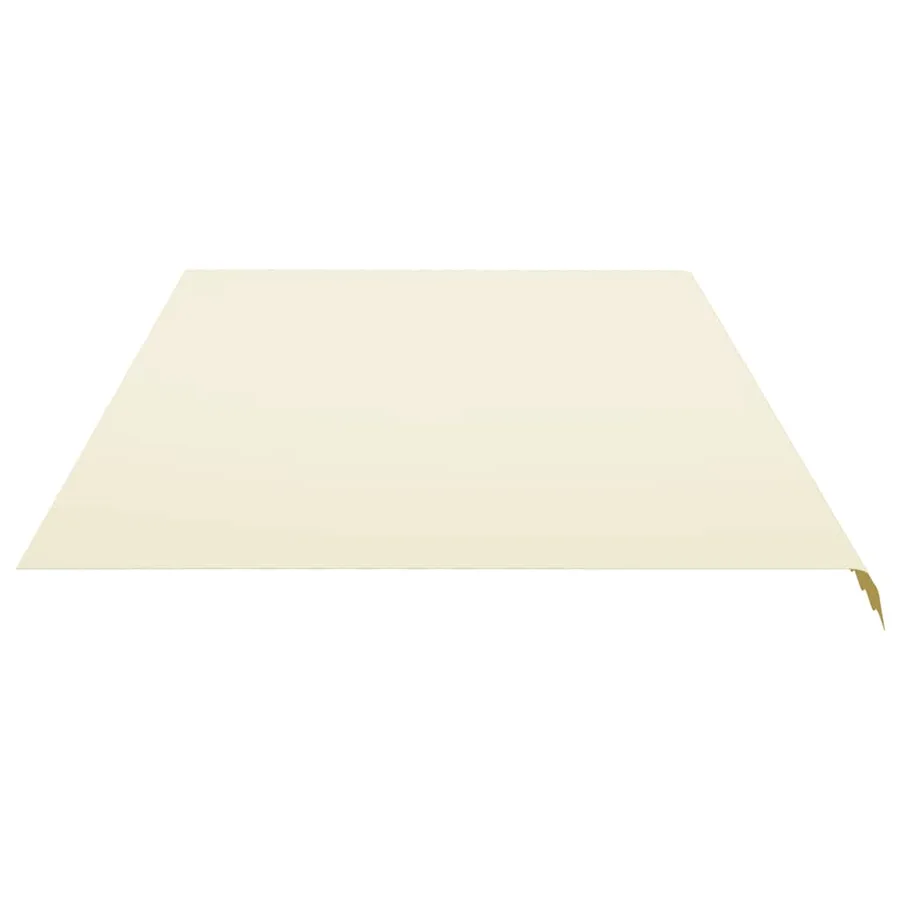 Tissu de remplacement pour auvent couleur crème 6x3,5 m polyester - 4