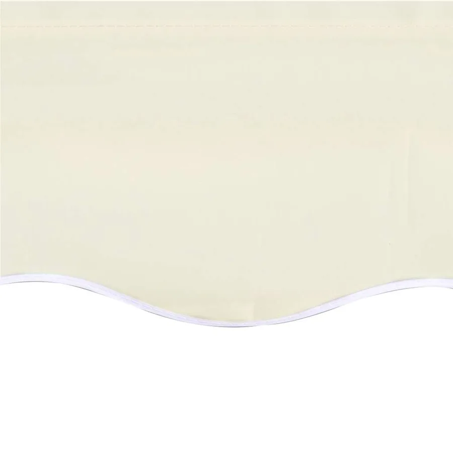Tissu de remplacement pour auvent couleur crème 6x3,5 m polyester - 5