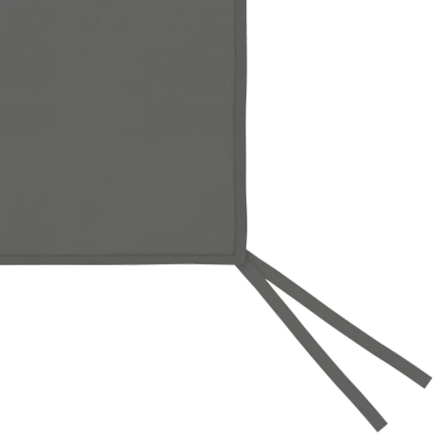 Paroi latérale de belvédère avec fenêtres 4x2 m Anthracite - 3