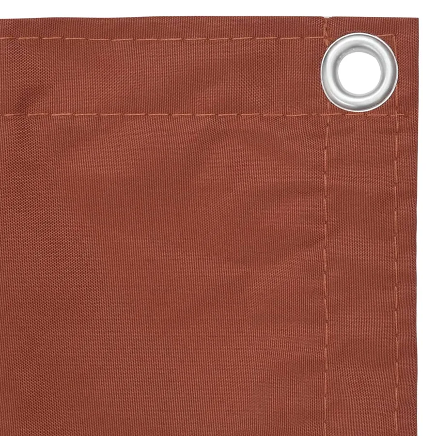 Écran de balcon Terre cuite 75x300 cm Tissu Oxford - 3