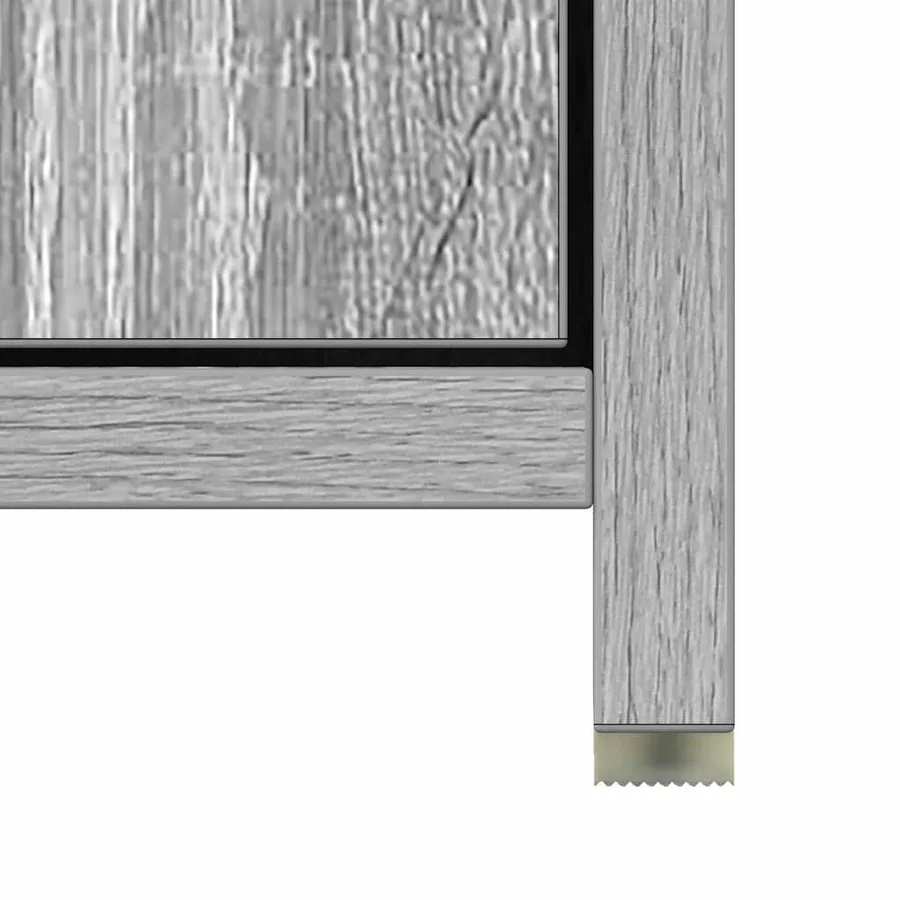 Armoire de bain Sonoma gris 30x30x183,5 cm Bois d'ingénierie - 13