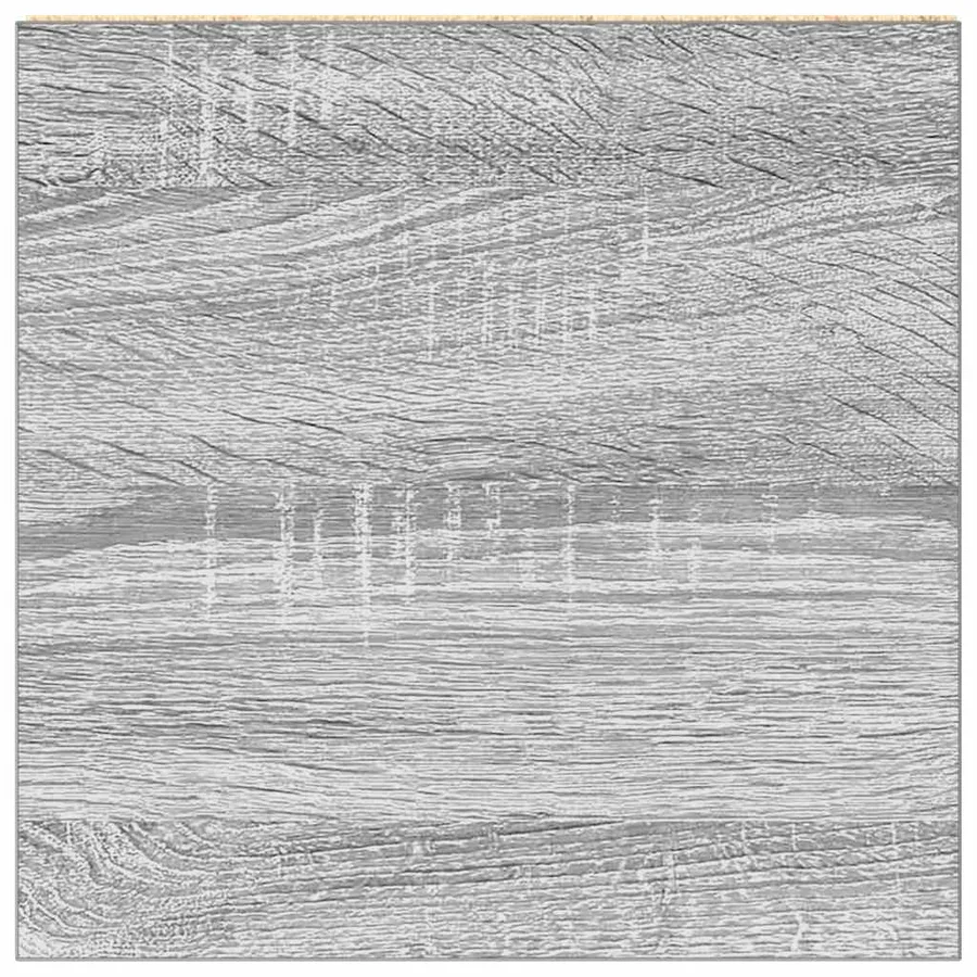 Armoire de bain Sonoma gris 30x30x183,5 cm Bois d'ingénierie - 9