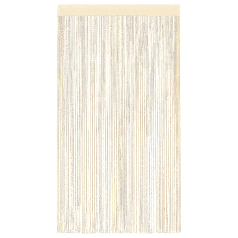 Rideau en fils 2 pcs 100 x 250 cm Crème - 4