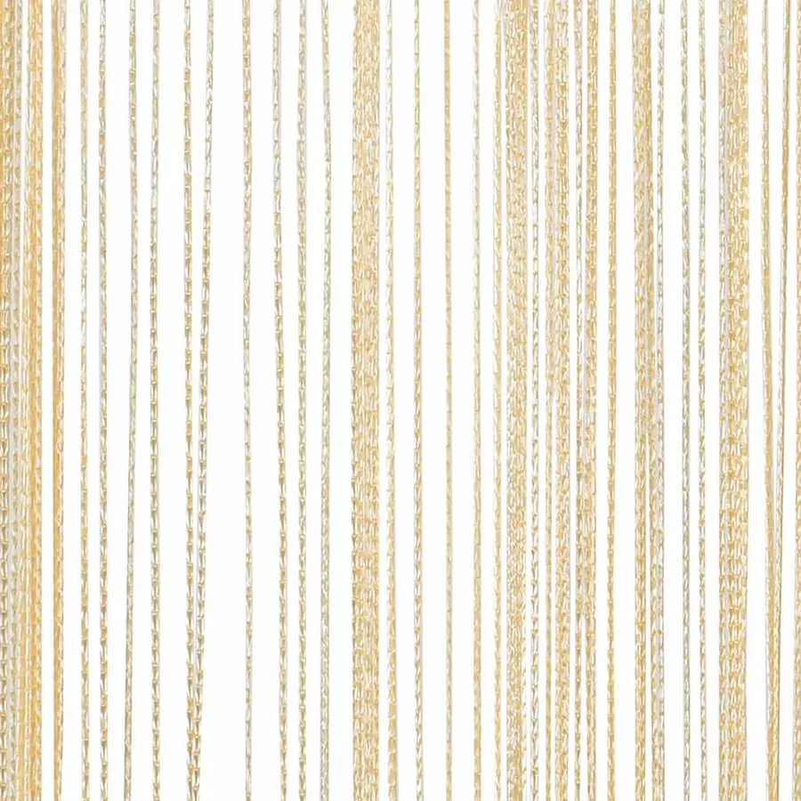 Rideau en fils 2 pcs 100 x 250 cm Crème - 8