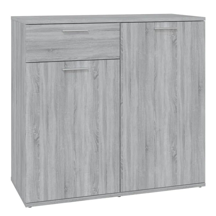 Buffet Sonoma gris 80x36x75 cm Bois d'ingénierie - 2