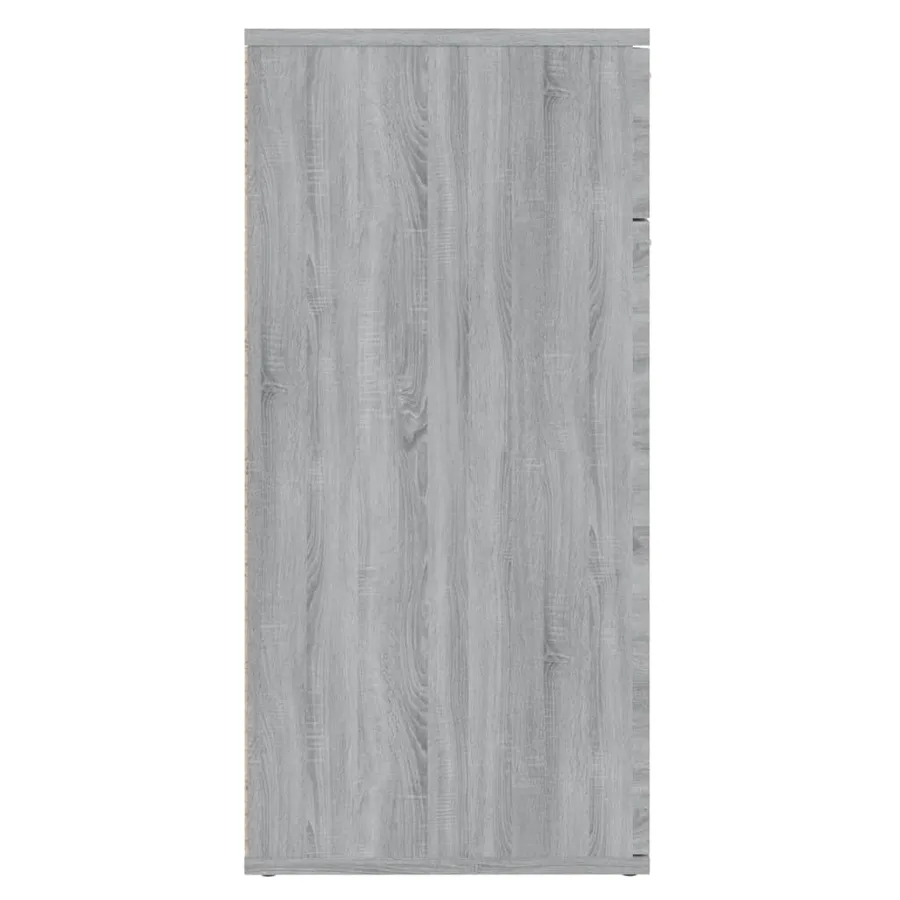 Buffet Sonoma gris 80x36x75 cm Bois d'ingénierie - 4