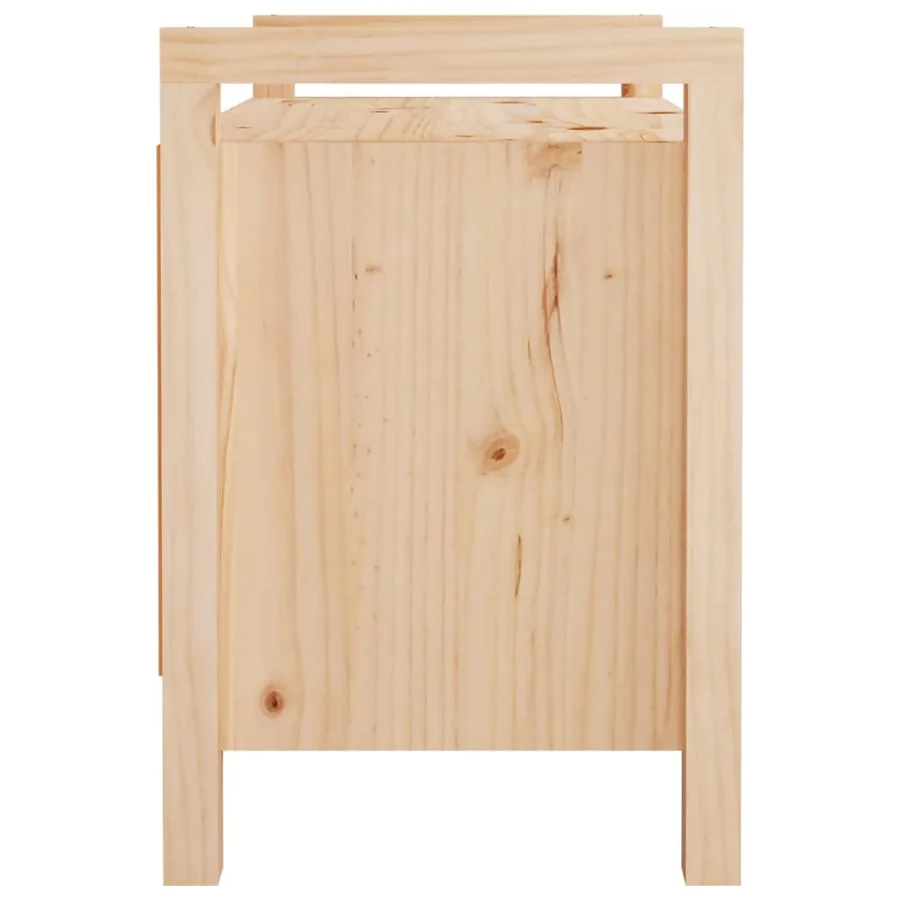 Banc d'entrée 80x40x60 cm Bois de pin massif - 5