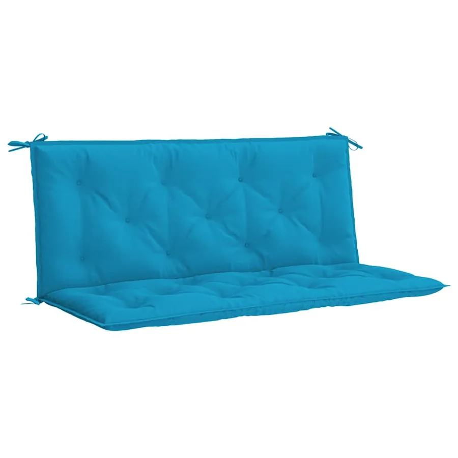Coussin de banc de jardin bleu clair tissu oxford - 2