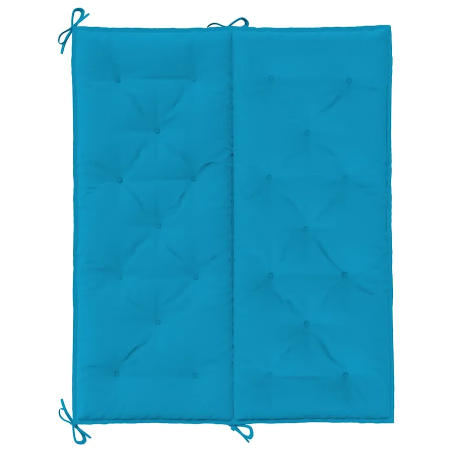 Coussin de banc de jardin bleu clair tissu oxford - 6