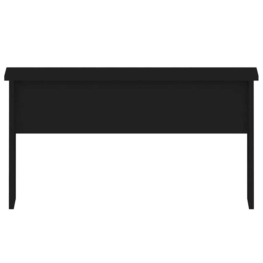 Table basse noir 80x50,5x41,5 cm bois d'ingénierie - 4