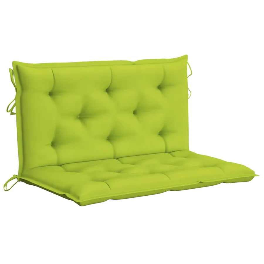 Balancelle 2 places feuilles de palmier et coussin 202cm Bambou - 6